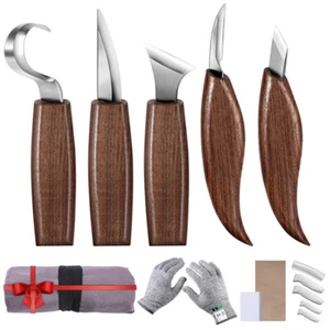 10 Stck./Set Holzschnitzmesser Cutter Set Schnitzen Haken Kit Zum Selbermachen Handwerk Handwerkzeug - Bild 1 von 12