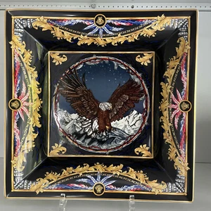 VERSACE Le Regne Animal Sam DISH 11" Rosenthal NEW Schale 28 cm Eagle Tray - Picture 1 of 4