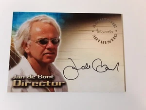 Lara Croft Tomb Raider the Cradle Of Life Jan De Bont Director Autograph A6 - Picture 1 of 2