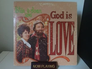 Stan And Joan Sing God Is Love 1977 LP Queensgate Records Xian Gospel Folk VG+ - Picture 1 of 14