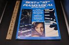 Vintage 1981 Best of "10" Piano Vocal 10 Top Hits The Blue Book Sheet Music Book