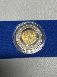 2Euro Gedenkmünze Finnische Natur mit Farbapplikation, Münzkapsel koloriert - Bild 1 von 2