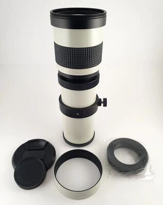 Sony Mirrorless Fit 800mm 1200mm Super Telephoto Zoom Lens E Mount NEX ALPHA - Image 1 of 4