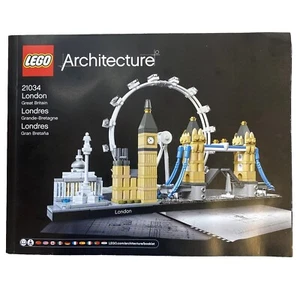 LEGO Architecture LONDON TOWER EYE GB Instruction Manual Only #21034 EUC - Picture 1 of 4