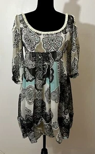 bcbgeneration dress Size 10 3/4 Sleeve Knee Boho NWT - Picture 1 of 14