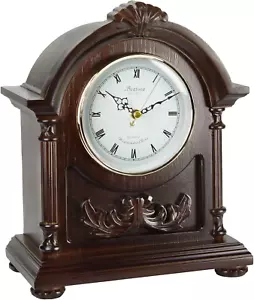 Holz Kaminuhr mit Glockenspiel - Bild 1 von 5
