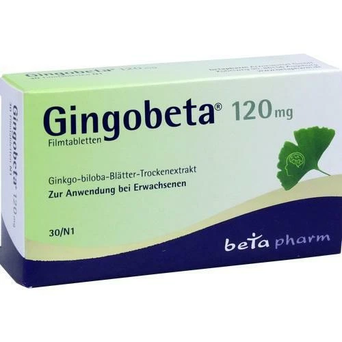 BETAPHARM ARZNEIMITTEL GMBH GINGOBETA 120 mg Filmtabletten 30 St PZN 12461657
