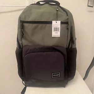 Volcom Midline Backpack Olive Green Book Bag Laptop Sleeve NWT - Picture 1 of 5
