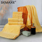 SEMAXE Luxury Bath Towel Set,2 Large Bath Towels,2 Hand Towels,4 Washcloths. Cot