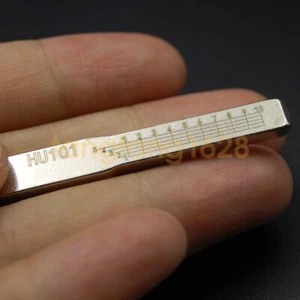 HU101 38# Engraved Line Key Blank for Ford/Jaguar/Volvo Scale Shear Teeth Key - Picture 1 of 5