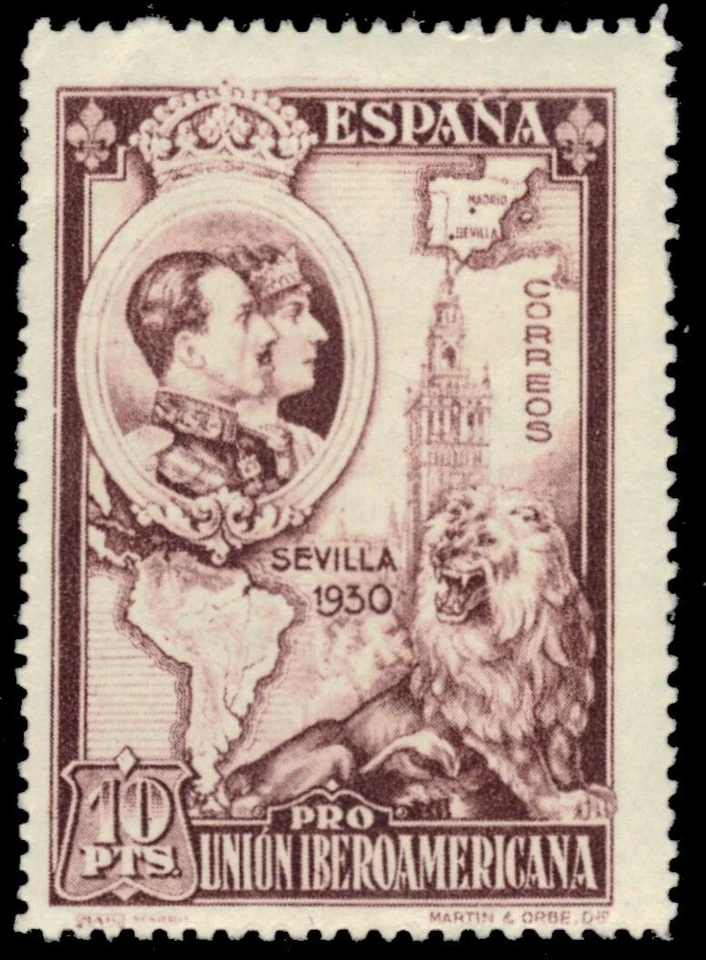 SPAIN 447 - Spanish-American Union Exhibition "Seville Cathedral" (pa10990) - Image 1 of 1