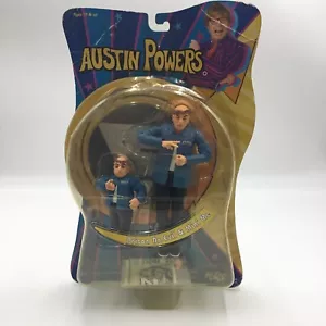 NEW 2002 AUSTIN POWERS PRISON DR EVIL & AND MINI ME FIGURE SET MEZCO MOVIE TOYS - Picture 1 of 10