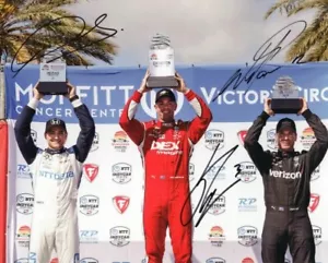 Alex Palou - Will Power - Scott McLaughlin signed 2022 IndyCar 8x10 photo - Picture 1 of 1