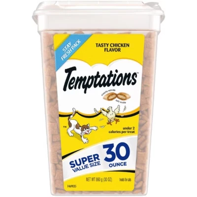Temptations Tasty Chicken Crunchy Cat Treats - Image 1 of 4