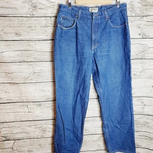 L.L. Bean Relaxed Fit Jeans Size 35X30 - Picture 1 of 7
