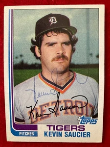 Kevin Saucier 1982 Topps #238 Detroit Tigers SIGNED Autographed Card - Picture 1 of 4