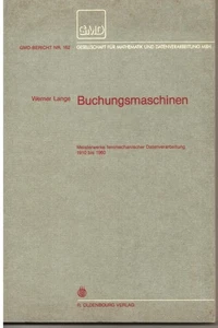 Lange,W. / Buchungsmaschinen, Meisterwerke feinmechanischer Datenverarbeitung - Bild 1 von 3