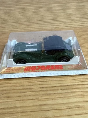 Coche Morgan fundido a presión verde oscuro MAJORETTE de colección - Hecho en Francia Nuevo Foto 1 de 4
