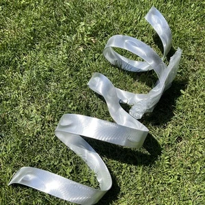 Jon Allen Metal Ribbon Twist Wall Twist Art Sculpture Abstract Statement Silver - Picture 1 of 12