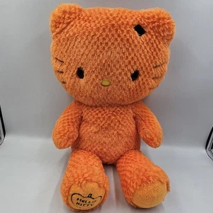 HELLO KITTY Build A Bear Plush ORANGE HALLOWEEN Stuffed Animal 18" NO BOW SANRIO - Picture 1 of 10