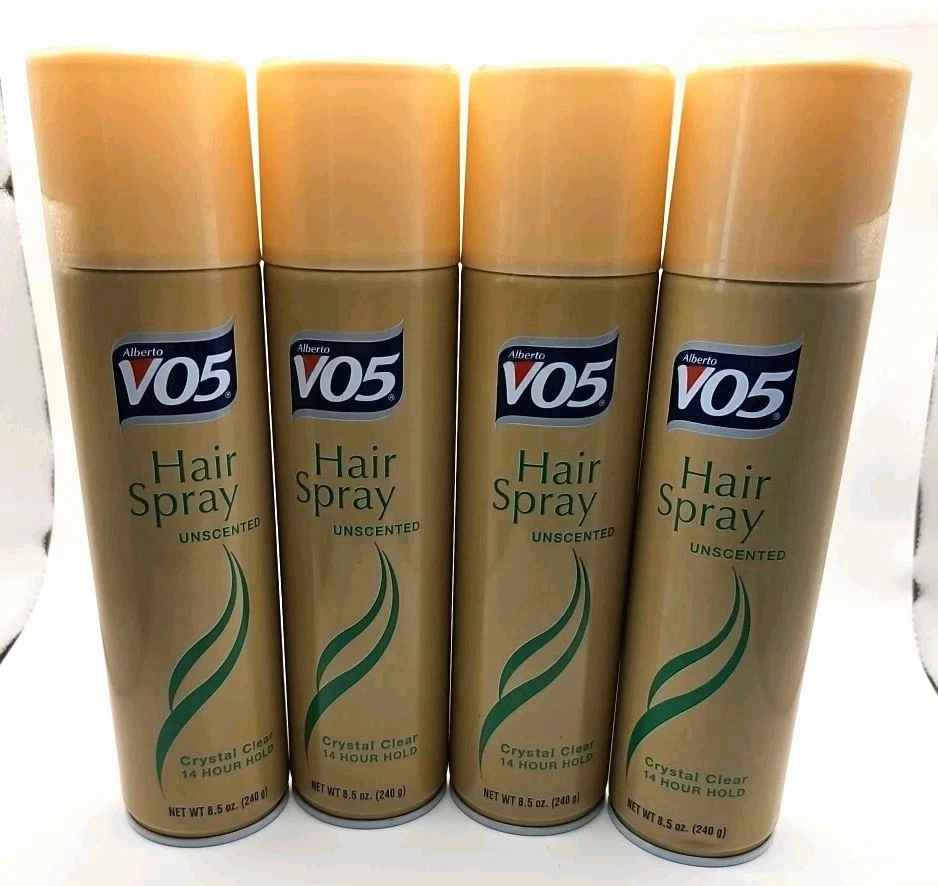 Spray para el cabello Vo5 SIN PERFUME 14 horas de retención 8,5 oz (paquete de 4) dorado NUEVO  Foto 1 de 2