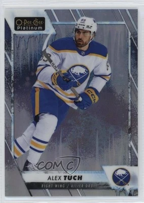 2023-24 O-Pee-Chee Platinum Arctic Freeze /99 Alex Tuch #33 - Image 1 of 2