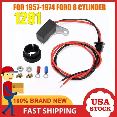 Kit de conversão eletrônico de pontos de ignição para Ford V8 Pertronix 1281 ignitor✅ - Imagem 1 de 4