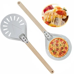 Pizza Shovel Spatula Turning Peel Stainless Lifter Paddle Pancake Baking Tray AU - Picture 1 of 16