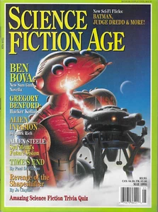 Science Fiction Age Magazine May 1995 Batman Judge Dredd Ben Nova Alien Invasion - Picture 1 of 2