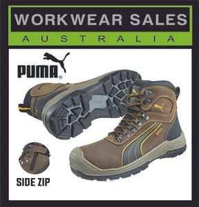 Puma Safety Sierra Nevada Brown Work Boots WorkBoots Shoes Mens 630227 UK Sizing - Picture 1 of 1