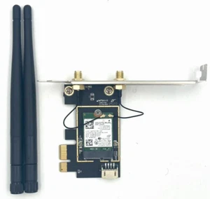 Intel AC7265 2.4G/5G 867Mbps Network Card BT4.2 High-Profile PCI Bracket Desktop - Picture 1 of 4