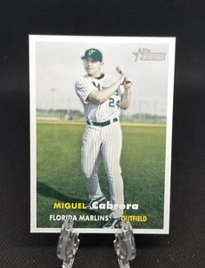 2006 Topps Heritage Miguel Cabrera #403 Florida Marlins Tigers 