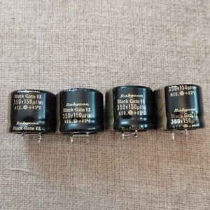 ONE Rubycon Black Gate VK electrolytic capacitor 150uF 350V tested good - Picture 1 of 4