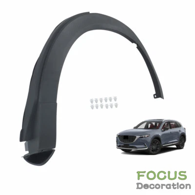 Ajuste para Mazda CX-9 CX9 16-2023 rueda trasera izquierda guardabarros llamarada apertura moldura Foto 1 de 4