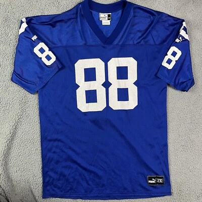 Camiseta de fútbol americano de los Indianapolis Colts Marvin Harrison NFL azul puma vintage talla 2XL Foto 1 de 4