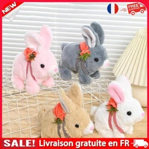 Plush Stuffed Bunny Toys Walking Rabbit Toy for Easter Christmas Birthday Gifts - Photo 1/24