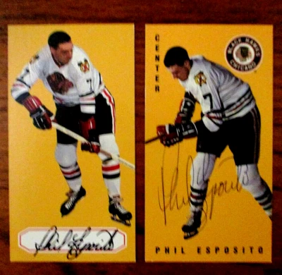 1994 Parkhurst Tall Boys '64-'65 Autograph Phil Esposito OOB & Regular Chicago - Image 1 of 3