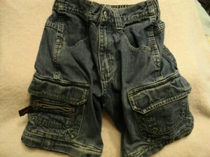 Boys Wrangler Hero Originals Denim Cargo Shorts - SZ 6 - Picture 1 of 4
