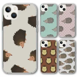 Silicone Phone Case Cover Hedgehog Animal Prints iPhone 12 13 Samsung 20 21 - Picture 1 of 37