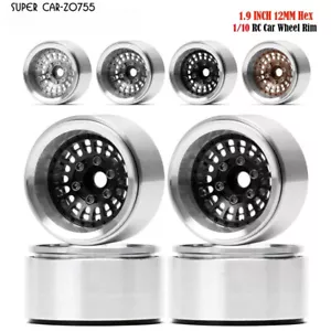 Mozzo cerchio ruota 1,9" Beadlock offset lega -10 mm per RC Tamiya CC01 SCX10 D110 F350 - Foto 1 di 29