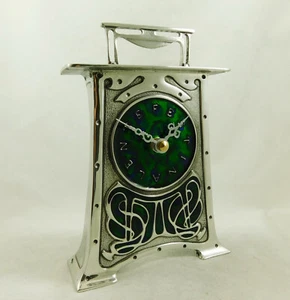 Art Nouveau Design Pewter Clock | Archibald Knox Style | Made in England | AK45 - Picture 1 of 5