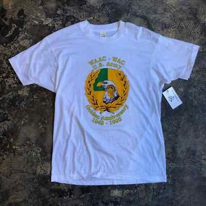 Vintage 90s US Army T-Shirt Screen Stars White Single Stitch Golden Anniversary - Bild 1 von 6