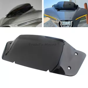7" Black Windscreen Windshield Fits For Harley CVO Street Glide FLHXSE 2023+2024 - Picture 1 of 12