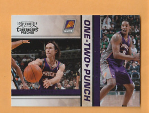 Steve Nash Channing Frye 2010-11 Playoff Contenders Patches One-Two Punch #25 5C
