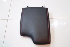 ARMREST CONSOLE LID COVER RED THREAD FITS TOYOTA HILUX REVO FORTUNER 2016 - Picture 1 of 8