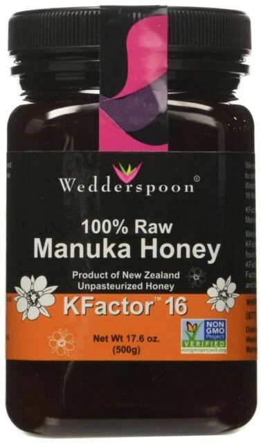 Wedderspoon WDS-65226 100% Raw Manuka Honey KFactor 16 - 500g