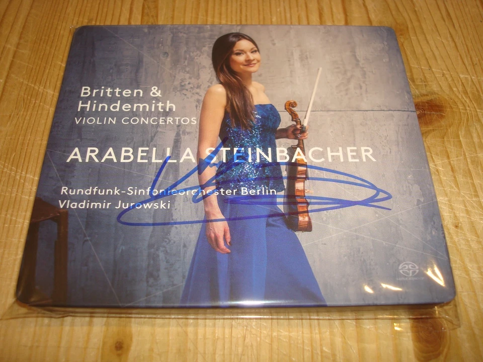 ARABELLA STEINBACHER Britten Hindemith Violin Concertos PENTATONE SACD Signed - Bild 1 von 1