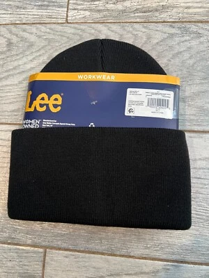 Lee Workwear Beanie Caps One Size 2 Pack Orange Black NWT Acrylic Tigers Hats - Image 1 of 4
