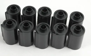 10) EMPTY 35mm Reloadable Film Cassettes For Bulk Loading - Picture 1 of 2