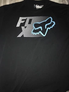 FOX RACING MOTORCROSS T Shirt Men’s XL Black VINTAGE Rare - Picture 1 of 3